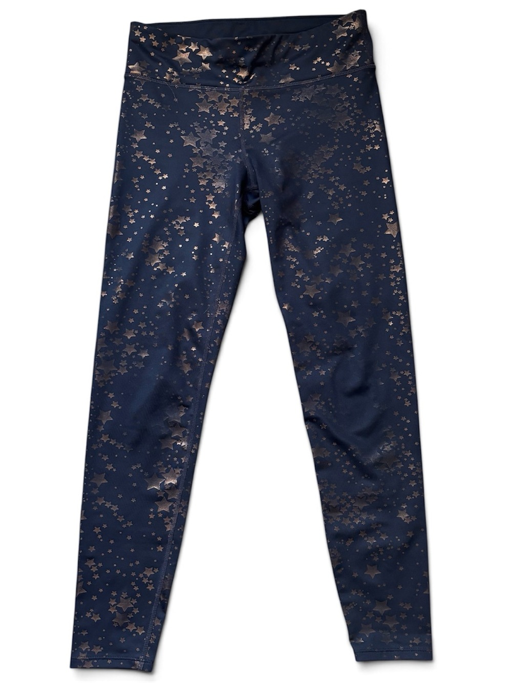 JoyLab Navy Blue Bronze Star Print Leggings Size S
